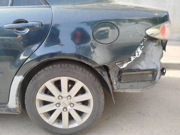 2006 Mazda 6 I (GG) Рестайлинг, зелёный - вид 12