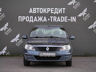 2013 Renault Logan I Рестайлинг, синий, 365000 рублей, вид 2