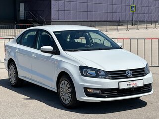 2020 Volkswagen Polo V Рестайлинг, белый, 1397000 рублей, вид 3