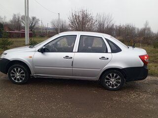 2012 Lada (ВАЗ) Granta I, серебристый, 295000 рублей, вид 4