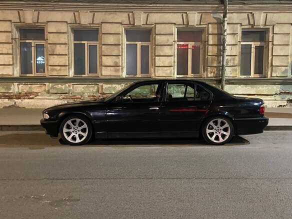 1998 BMW 7 серии 735i III (E38) Рестайлинг, чёрный - вид 10