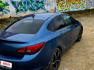 2013 Opel Astra J Рестайлинг, синий, 510000 рублей, вид 4