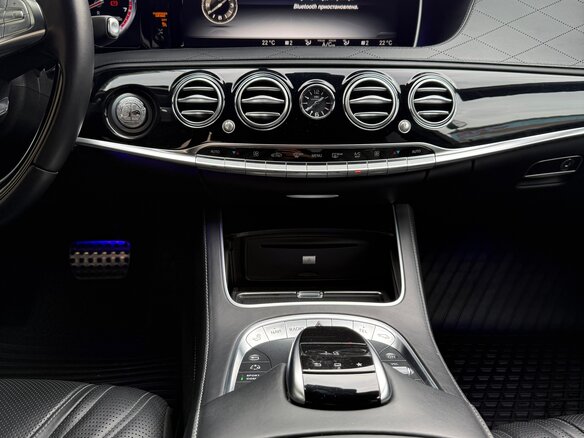 2015 Mercedes-Benz S-Класс AMG 63 AMG Long III (W222, C217), чёрный, 5800000 рублей - вид 24