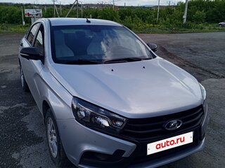2016 Lada (ВАЗ) Vesta I, серебристый, 600000 рублей, вид 3