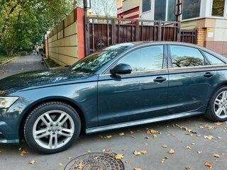 2015 Audi A6 IV (C7) Рестайлинг, серый, 1795000 рублей, вид 2