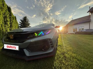 2021 Honda Civic X Рестайлинг, серый, 1930000 рублей, вид 3