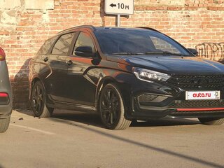 2024 Lada (ВАЗ) Vesta SW Sportline I Рестайлинг (NG), чёрный, 1750000 рублей, вид 3