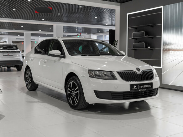 2014 Skoda Octavia III (A7), белый - вид 1