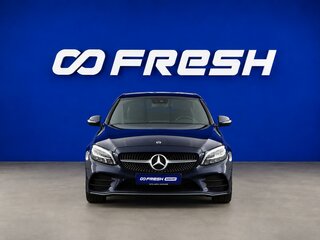 2019 Mercedes-Benz C-Класс 180 IV (W205) Рестайлинг, синий, 2899077 рублей, вид 3