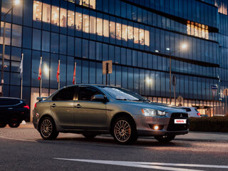 2007 Mitsubishi Lancer X, голубой, 750000 рублей, вид 2