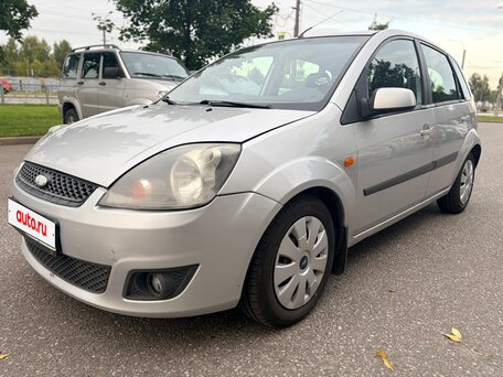 2008 Ford Fiesta Mk5, серебристый, 365000 рублей, вид 1