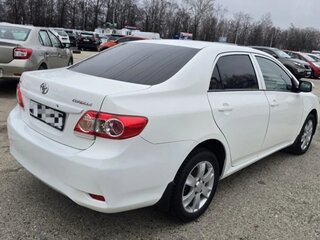 2012 Toyota Corolla X (E140, E150) Рестайлинг, белый, 870000 рублей, вид 3