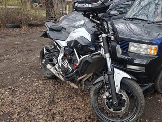 2014 Yamaha MT-07 (FZ-07), белый, 530000 рублей, вид 1