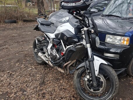 2014 Yamaha MT-07 (FZ-07), белый, 530000 рублей, вид 1