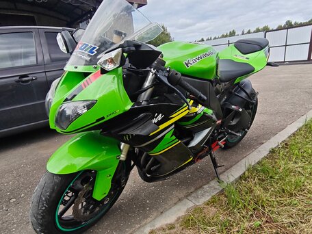2010 Kawasaki ZX-10R Ninja, зелёный, 369000 рублей, вид 1