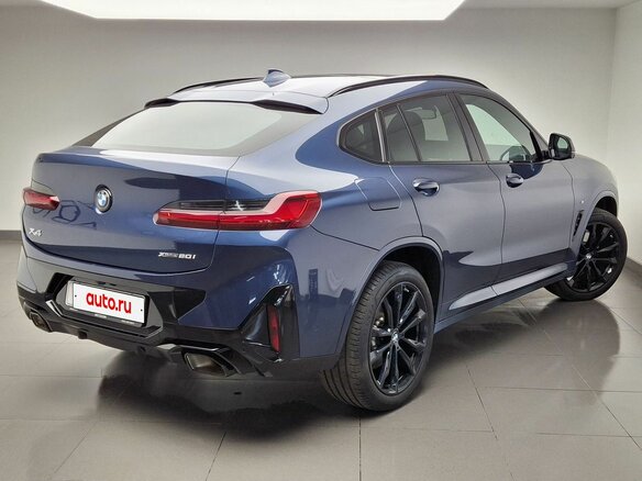 2025 BMW X4 20i II (G02) Рестайлинг, синий - вид 2