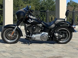 2014 Harley-Davidson Fat Boy, чёрный, 1350000 рублей, вид 2