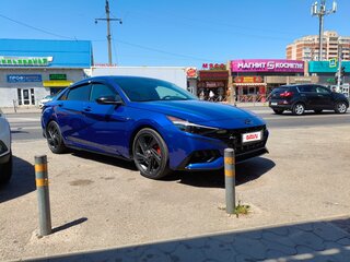 2021 Hyundai Elantra N Line VII (CN7), синий, 2100000 рублей, вид 3