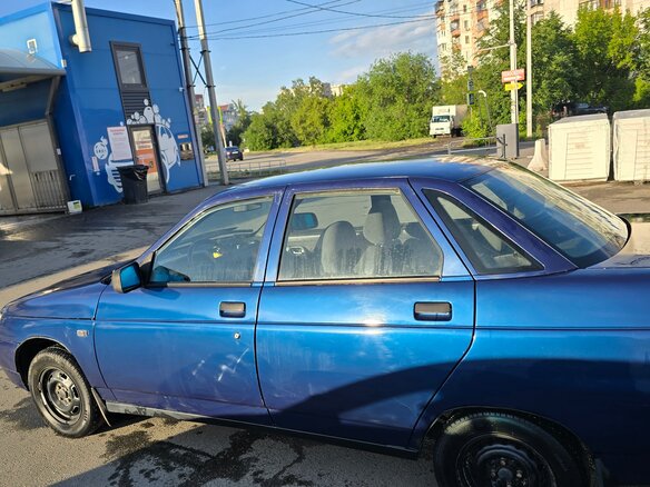 2006 Lada (ВАЗ) 2110, синий, 140000 рублей - вид 6