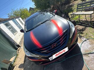 2011 Hyundai Sonata VI (YF), чёрный, 1100000 рублей, вид 2
