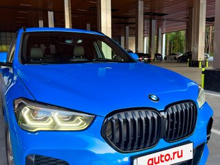 2022 BMW X1 18d xDrive II (F48) Рестайлинг, синий, 3600000 рублей, вид 4