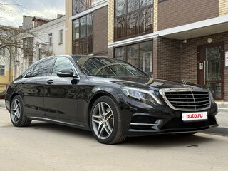 2016 Mercedes-Benz S-Класс 350 CDI BlueTEC Long 9G-TRONIC VI (W222, C217), чёрный, 3450000 рублей, вид 1