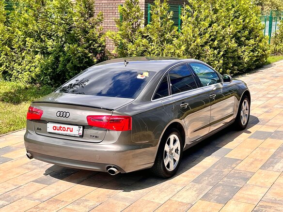 2013 Audi A6 IV (C7), серый, 1430000 рублей - вид 9
