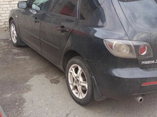 2008 Mazda 3 I (BK) Рестайлинг, чёрный, 385000 рублей, вид 2