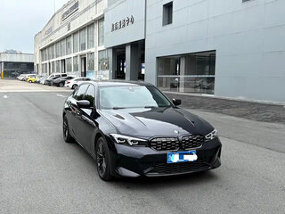 2023 BMW 3 серии 320i VII (G2x) Рестайлинг, чёрный, 3420177 рублей, вид 3
