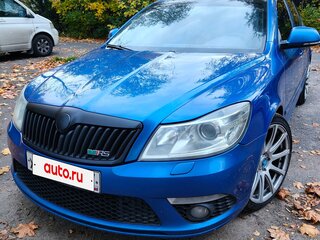 2012 Skoda Octavia RS II Рестайлинг, синий, 1350000 рублей, вид 2