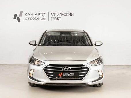 2017 Hyundai Elantra VI (AD), серебристый, 1295000 рублей, вид 2