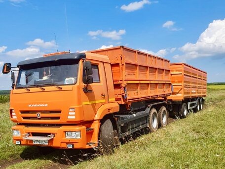 2017 КамАЗ 45143, оранжевый, 4000000 рублей, вид 1