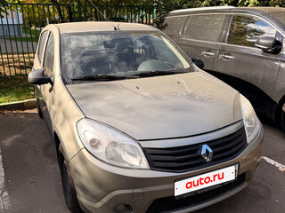2011 Renault Sandero I, бежевый, 420000 рублей, вид 1