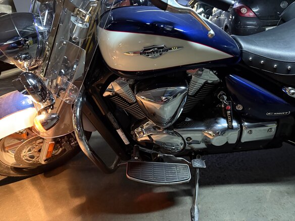 2008 Suzuki Boulevard C109R, синий, 950000 рублей - вид 9