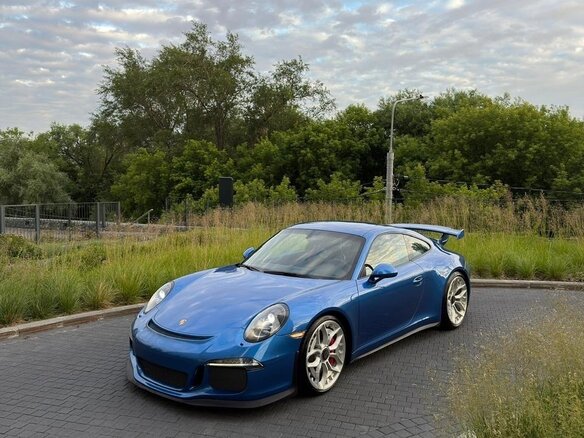 2015 Porsche 911 GT3 991, синий, 8000000 рублей