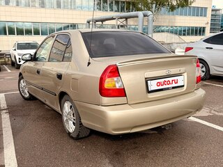 2003 Hyundai Accent ТагАЗ II, бежевый, 345000 рублей, вид 4