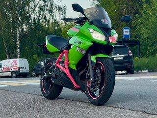 2009 Kawasaki ER-6F (Ninja 650R), зелёный, 310000 рублей, вид 5