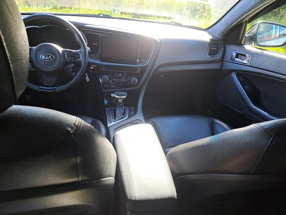2014 Kia Optima III Рестайлинг, серебристый, 1100000 рублей - вид 7