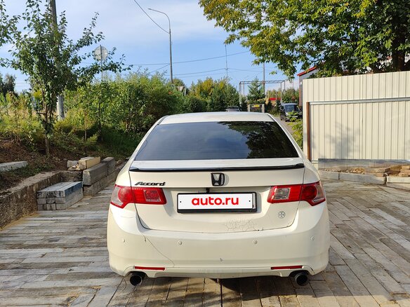 2008 Honda Accord VIII, белый, 760000 рублей - вид 3