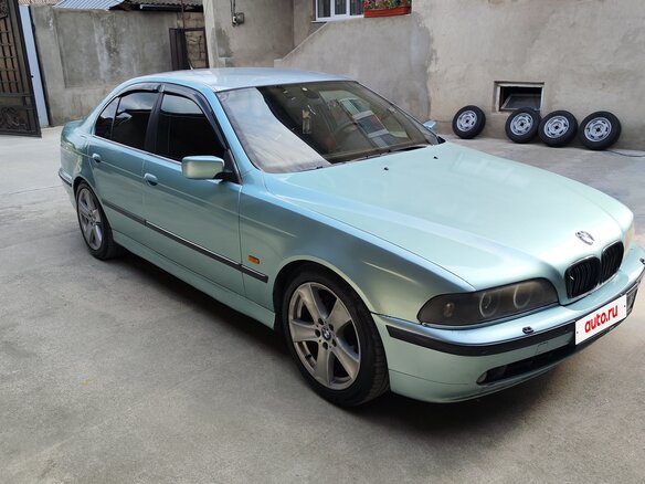 1996 BMW 5 серии 523i IV (E39), голубой, 420000 рублей - вид 6