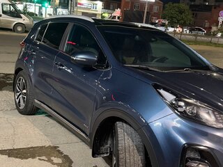 2019 Kia Sportage IV Рестайлинг, синий, 2500000 рублей, вид 1