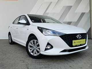 2021 Hyundai Solaris II Рестайлинг, белый, 1545000 рублей, вид 4
