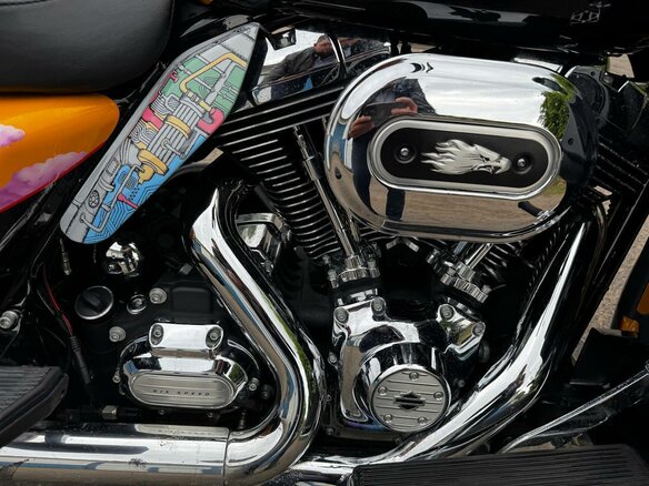 2013 Harley-Davidson Electra Glide, жёлтый, 860000 рублей - вид 13