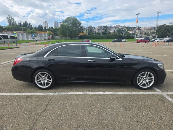 2018 Mercedes-Benz S-Класс 350 d Long VI (W222, C217) Рестайлинг, чёрный, 4000000 рублей - вид 1