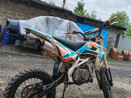 2019 Kayo Basic YX125, голубой, 57000 рублей, вид 5