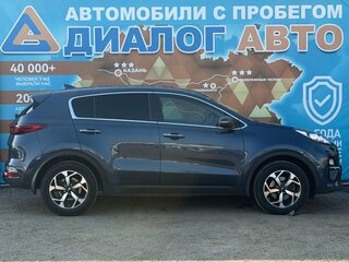 2019 Kia Sportage IV Рестайлинг, синий, 1880000 рублей, вид 4