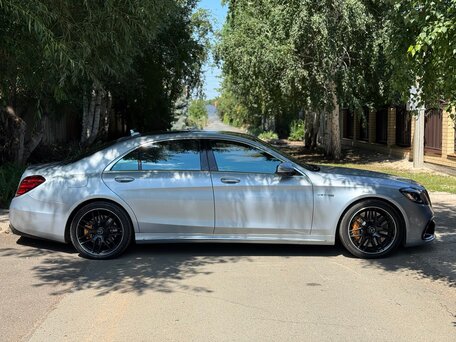 2018 Mercedes-Benz S-Класс AMG 63 AMG Long III (W222, C217) Рестайлинг, серебристый, 6700000 рублей, вид 5