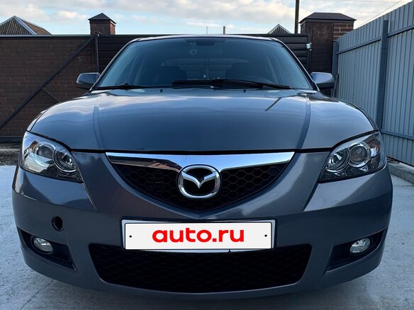 2008 Mazda 3 5-speed I (BK) Рестайлинг, серый, 485000 рублей - вид 1