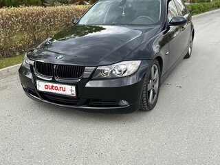 2005 BMW 3 серии 320i V (E90/E91/E92/E93), чёрный, 1350000 рублей, вид 1