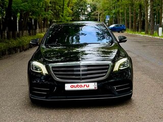 2017 Mercedes-Benz S-Класс 560 Long VI (W222, C217) Рестайлинг, чёрный, 3900000 рублей, вид 1